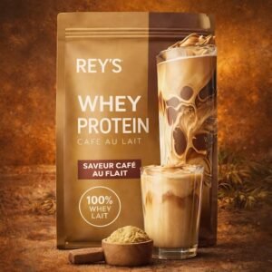 p8 WHEY PROTEIN Cafe au Lait flavor